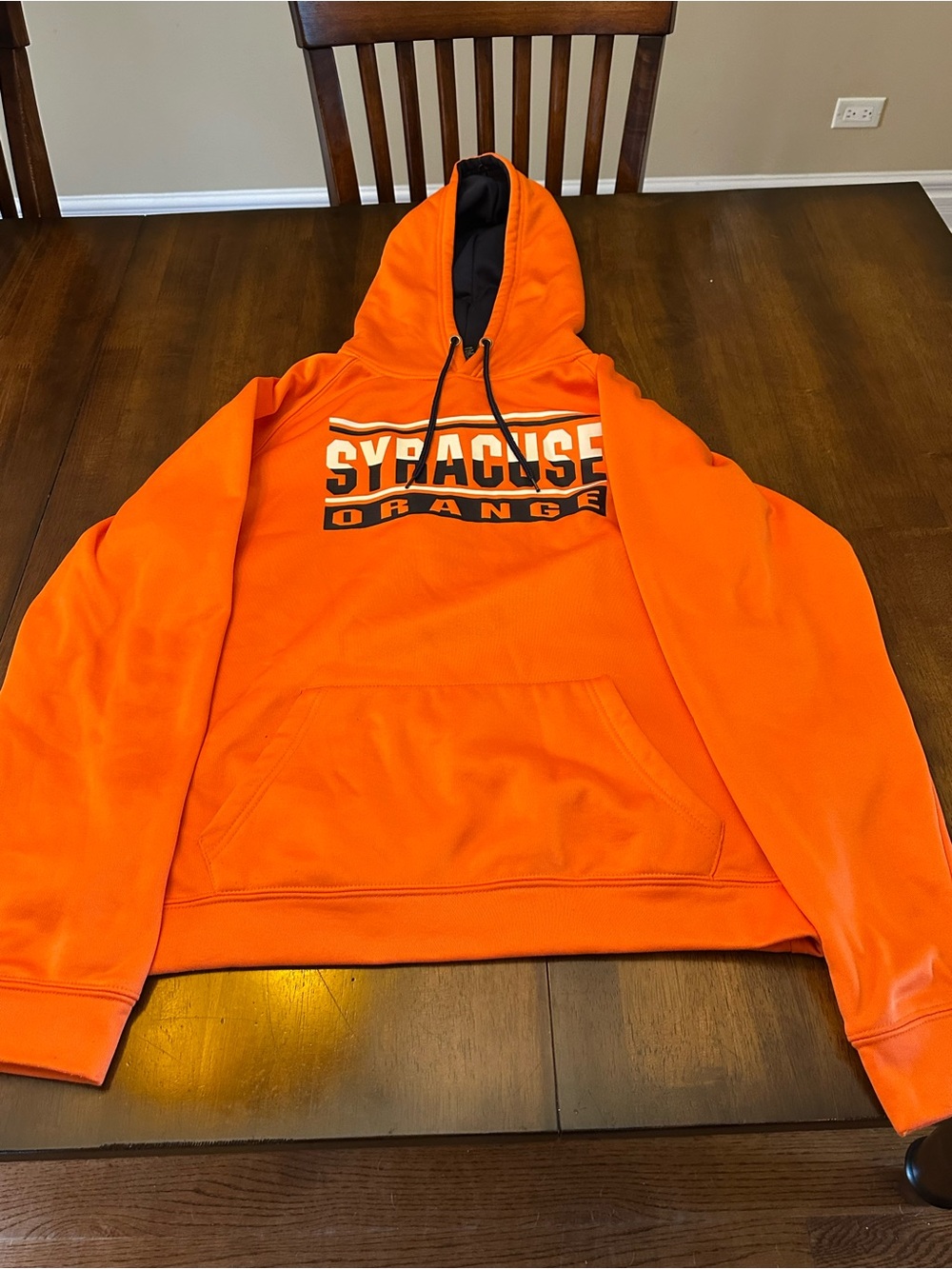 Colosseum Orange Syracuse Crewneck Hoodie